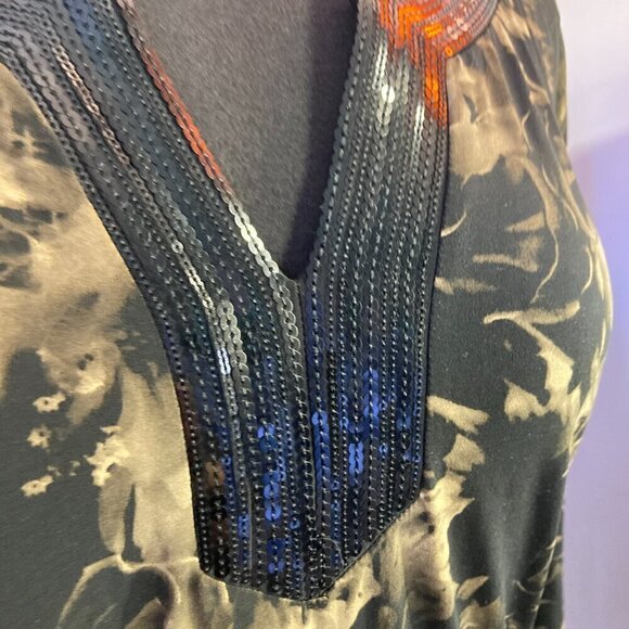 Dana Buchman Tunic Top, EUC, Size L - Picture 2 of 12